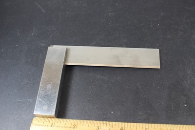 Équerre De Précision Starrett N°55 à Bord Biseauté - 5.5 Pouces, Acier, Occasion