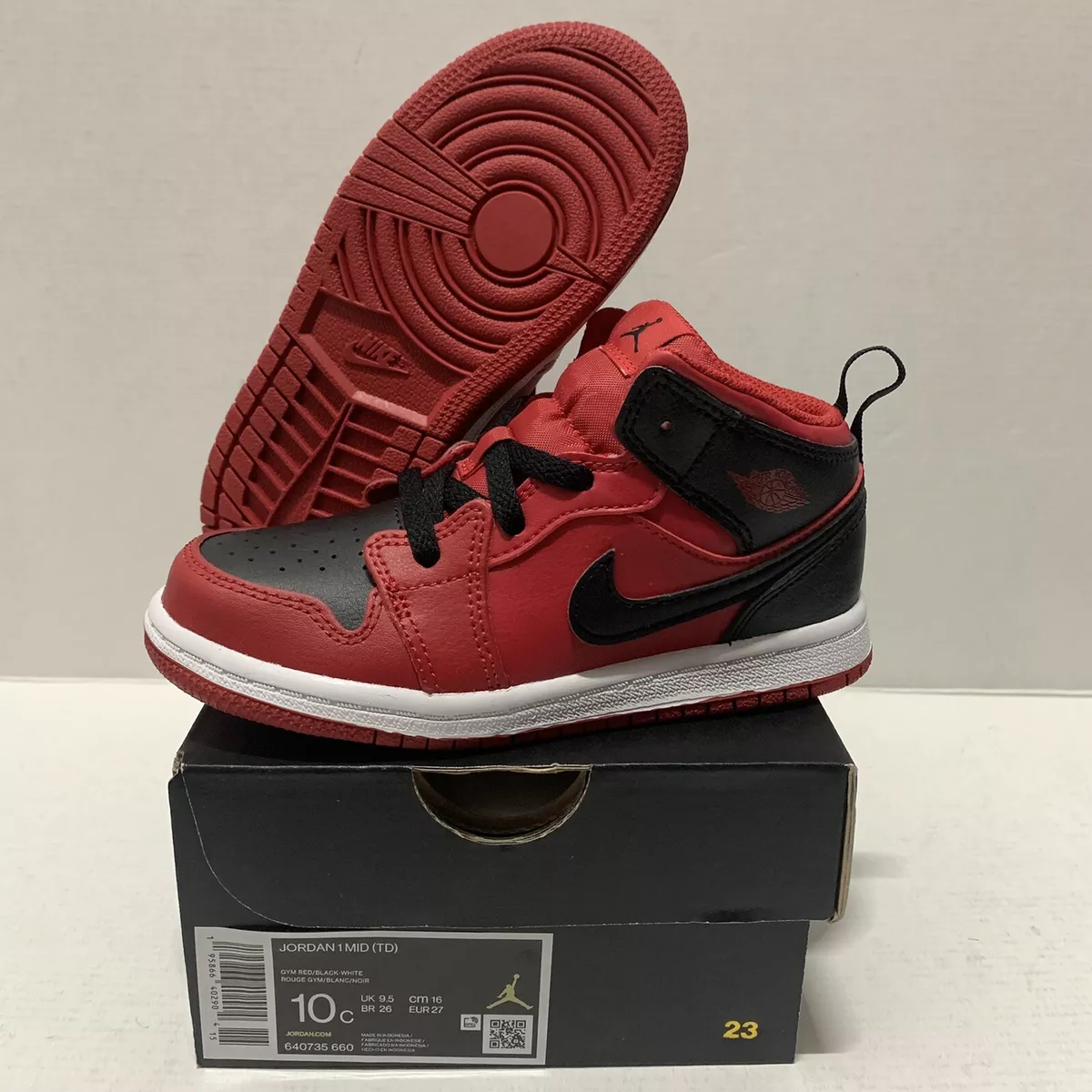 Jordan Baby Boy's Jordan 1 Mid (Infant/Toddler  