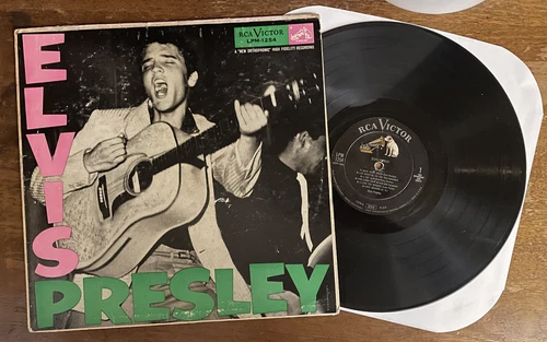 ELVIS PRESLEY Self Titled 1ST PRESS 1956 LPM-1254 HEAR ! MONO LP  w/ P.D. CREDIT