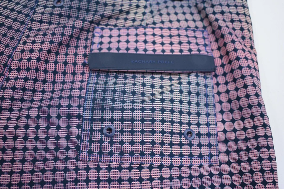 Bañador Zachary Prell Para Hombres Arroyo Estampado Círculo Multicolor Azul Bolsillos Foto 3 de 4