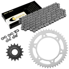 Drive Chain And Front Rear Sprockets Kit For Honda CBR600F4I 2001-2006 Steel