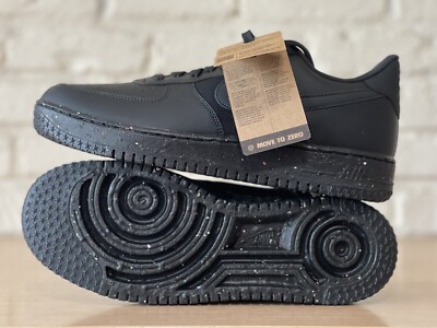 Nike Air Force Crater Next Nature Mens Sz 12 Black Off Noir AF1