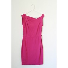 MNG by Mango Magenta Shortsleeve Dress Size US S