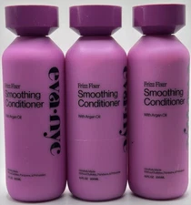 3PK Eva Nyc Frizz Fixer Smoothing Conditioner W Argan Oil ~ 10 FL OZ EACH ~ NEW