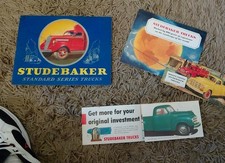 1937 Studebaker Truck Rig Semi Sales Brochure 1952 Pickup