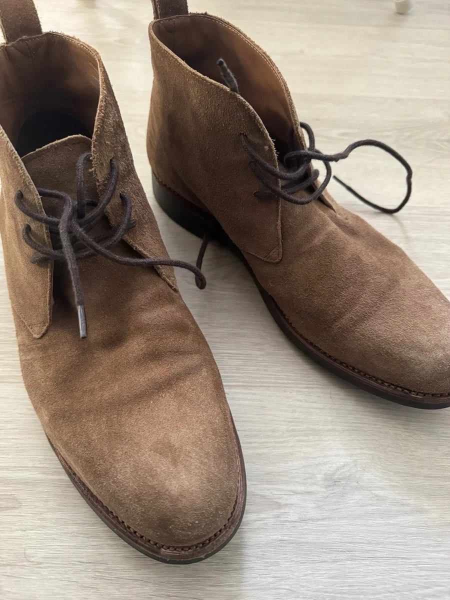 Allen Edmonds Lace Up Brown Boots for Men for Sale | Shop  display picture 1