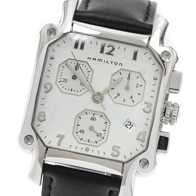 Hamilton Lloyd Chronograph H194120 Watch Quartz Parts Repair 18.5cm 7.28in Junk