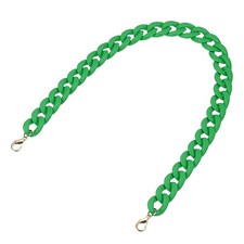Acrylic Purse Strap 23.6" Matte Bag Chain Replacement Grass Green
