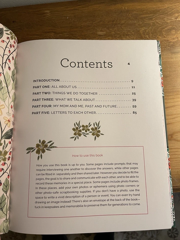 Mom & Daughter Keepsake Journal Memory Book – Guided Prompts, Letters, Photos - Image 3 of 4