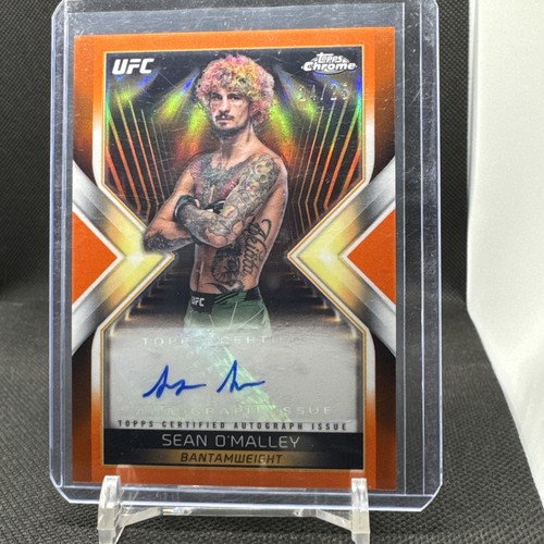Sean O'Malley [Orange Refractor] #MEA-SOM 2024 Topps Chrome UFC Main Event Autograph card