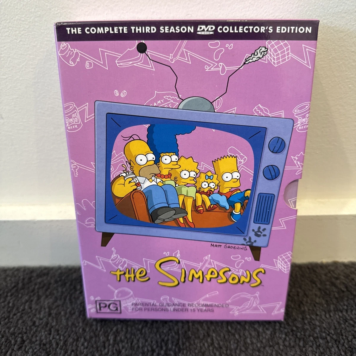The Simpsons - Complete Third Season (DVD, 4-Disc Set) Series 3 Region 4