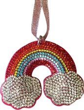 Popfizzy Rainbow Clouds Handmade Christmas Ornaments, Christmas Decor