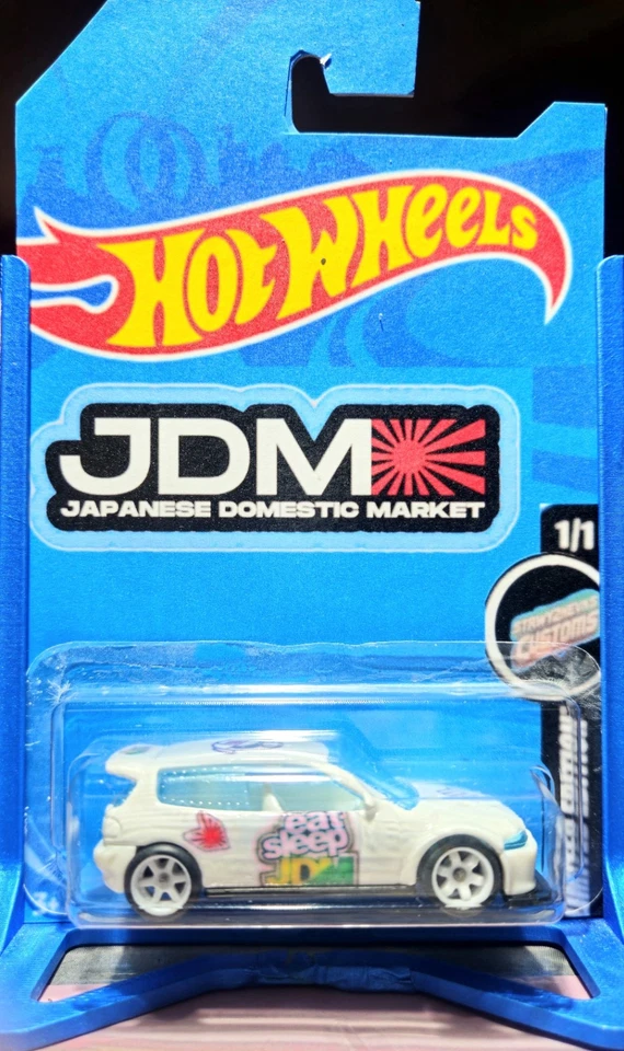 Hot Wheels Honda Civic ***Personalizado JDM Premium Super Treasure Hunt*** Foto 3 de 3