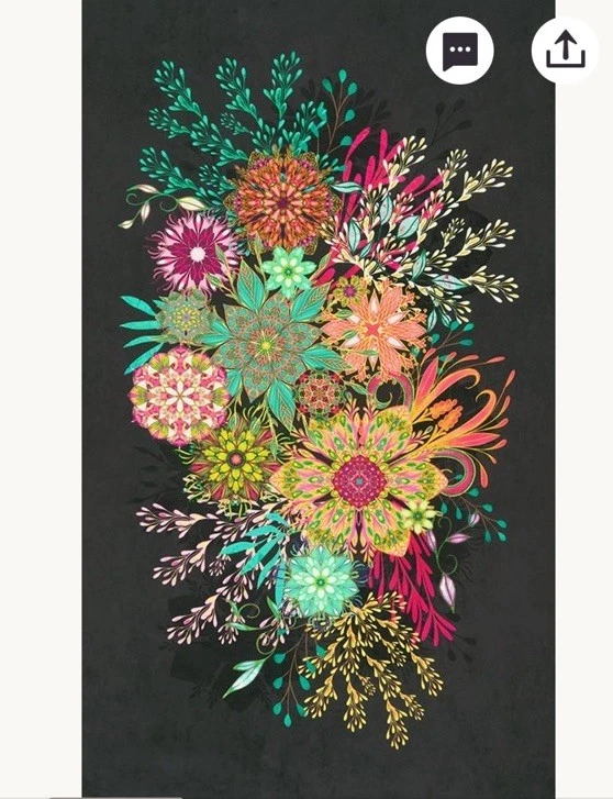 NIP Calixta By Christiane Marques For Robert Kaufman Panel + Yds - Image 2 of 3