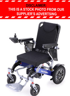 Power Wheelchair Black & Blue
