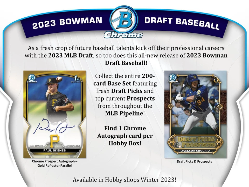 2023 BOWMAN DRAFT BASEBALL ASIA EXCLUSIVE HOBBY BOX - Image 4 of 4