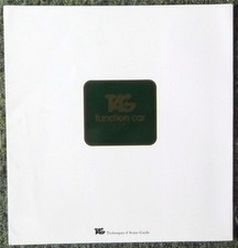 CADILLAC ELDORADO TAG FUNCTION USA Car Sales Brochure 1979