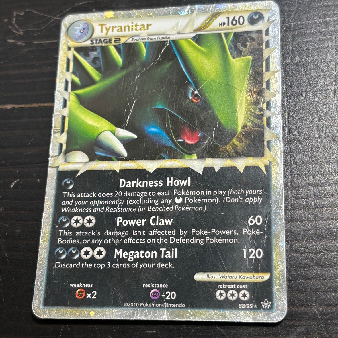 Tyranitar Prime 88/95 HS Unleashed Holo Pokemon TCG 2010 HP