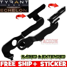 Tyrant CNC for Springfield Echelon BLACK EXTENDED RAISED SLIDE CATCH RELEASE STP