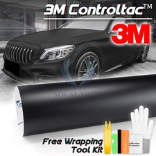 Genuine 3m Matte Black Vinyl Wrap Car Auto Sticker Film Decal Bubble Free Sheet