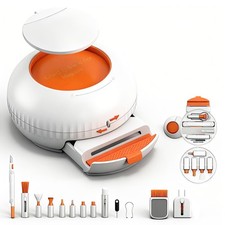 DXTTOOP 25-in-1 Electronics Cleaning Kit - Headphone Earbud Cleaner White