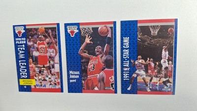 MICHAEL JORDAN 1991 Fleer # 375  # 29  # 238 CHICAGO BULLS
