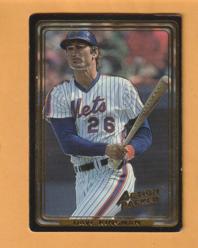 Dave Kingman New York Mets 1992 Action Packed ASG #56 USC Trojans Chipping - Foto 1 di 2