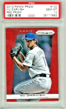 2013 Panini Prizm Yu Darvish Red Prizm  PSA 10