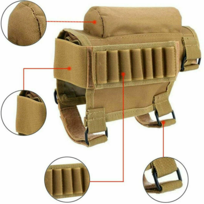 Poche De Joue Tactique Pour Fusil - Poche à Munitions / Repose-joue - Générique