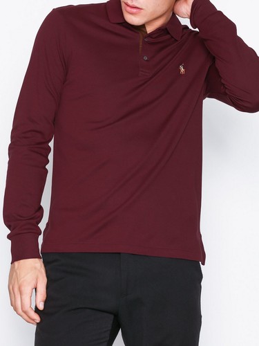 $98.50 Polo Ralph Lauren Men's, Classic Fit Long Sleeves Polo Shirt, Red, XXL - Bild 1 von 5