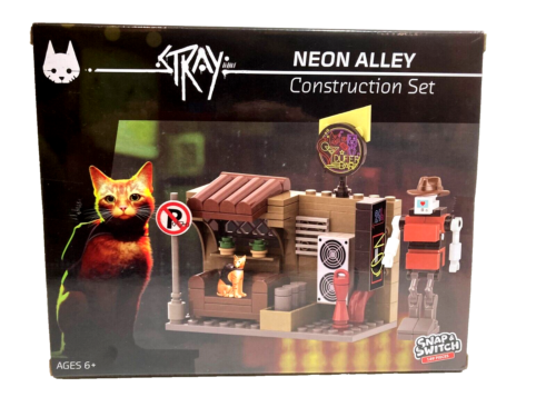 Stray Bricks Sets Neon Alley & Stray Cat Block Head from Play Station 304 pc - Picture 7 of 7