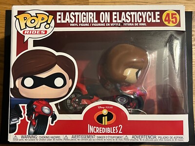 Funko Pop Rides Disney Pixar Incredibles 2 #45 Elastigirl on Elasticycle