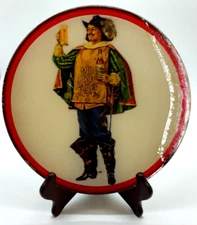 Vintage Heilmans Old Style Lager Beer 11" Reverse Glass Sign