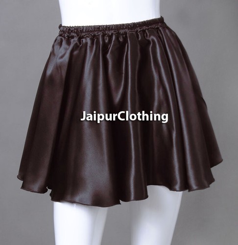 Mujeres Mini Faldas Satén Dama Plisadas Retro Cintura Alta Brillante Club Vestido Corto - Imagen 4 de 31