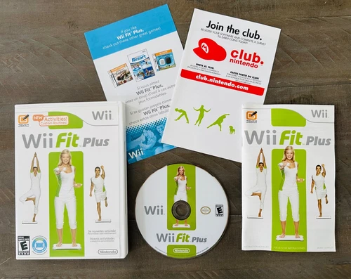 Nintendo Wii 2007 Wii Fit Plus Complete with Booklet Great!