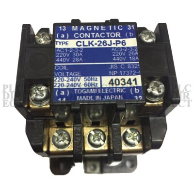 NEW Togami CLK-26J-P6 AC contactor AC220V