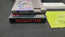 CIB MILLIPEDE NINTENDO NES VIDEO GAME COMPLETE IN BOX W/ PROTECTOR CASE