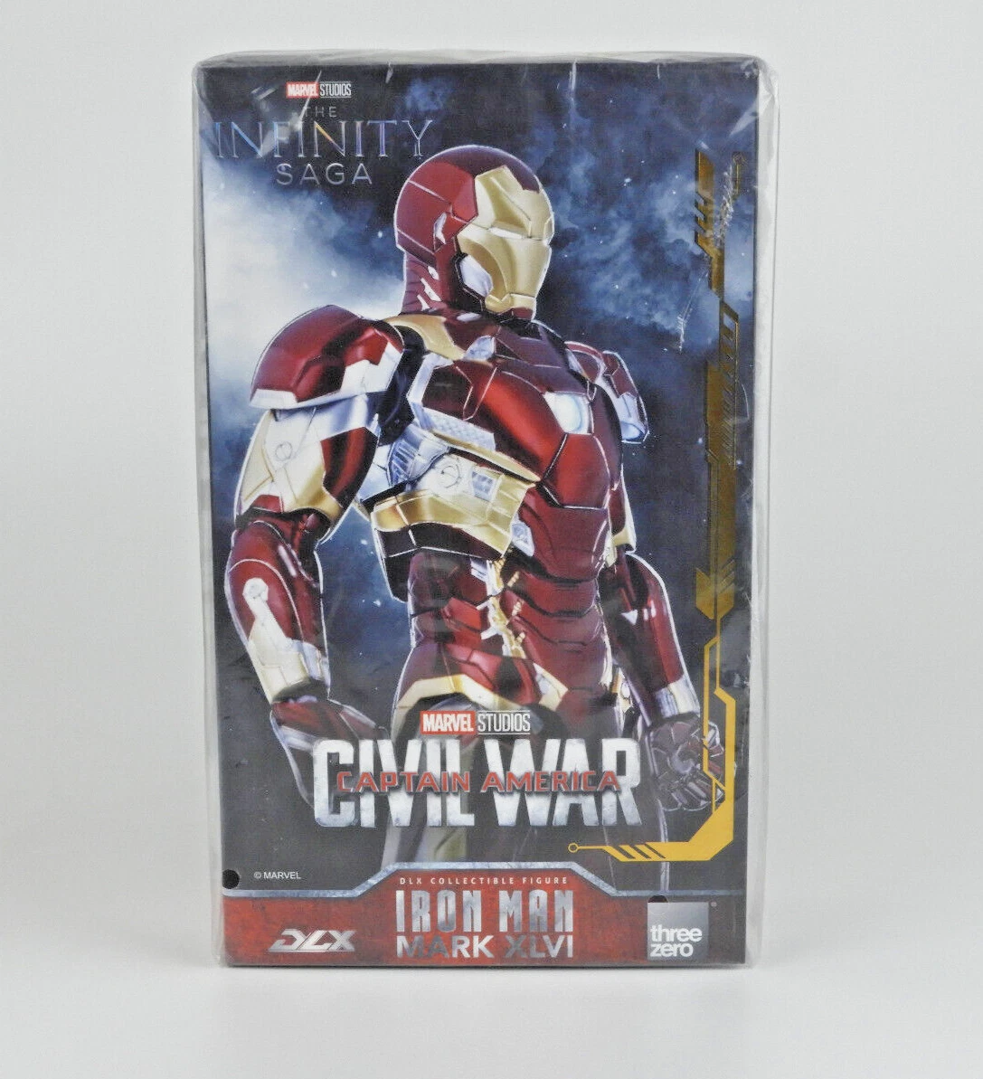 Iron Man Mark 46 THREEZERO Marvel Infinity Saga Deluxe 1/12 Scale