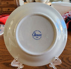 Corn on the Cob Bread Dessert Plates (pair) 6" Gibson Stoneware White Blue ! — photo 9