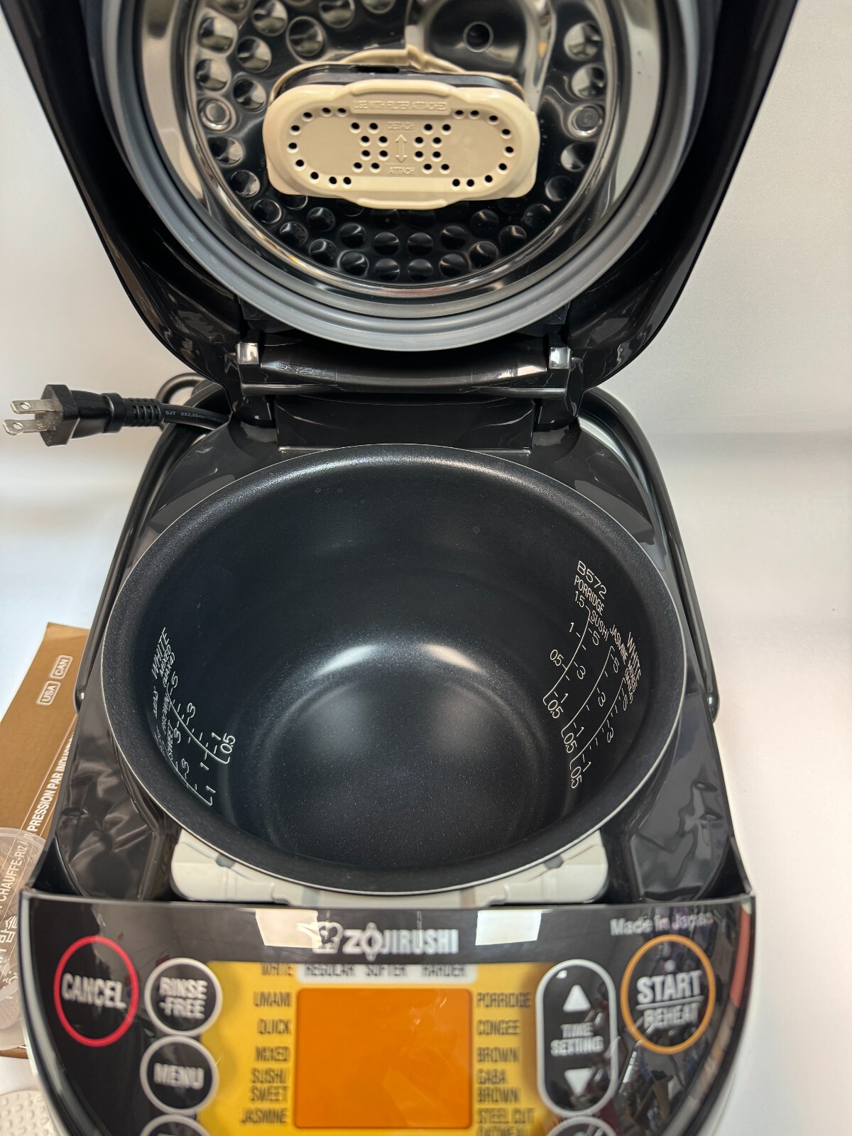 Zojirushi NPNWC10XB Pressure Induction Heating Rice Cooker and Warmer