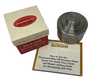 #ad Honeywell Nikor Film Developing Tank amp; Reel 35mm Film Stainless Steel #3000 USA $34.95