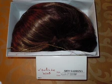 Jon Renau Sabrina 5872 Wavy Straight Red & Brown # 32 BF Wig