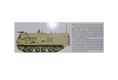 Trumpeter 1/35 Scale M4 Command and Control Vehicle (C2V) Plastic Model Kits - Picture 2 of 4