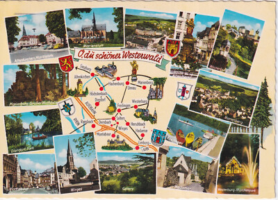 Alte Postkarte - O, du schöner Westerwald