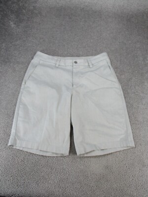 Lululemon Shorts Mens 33 Commission Qwick Oxford Relaxed Light Gray Chinos 10.5''