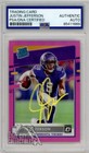 Justin Jefferson 2020 Panini Optic Pink Autograph Rookie RC #P-313 PSA/DNA (NL)