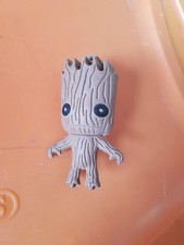 Marvel Groot Rubber Key Chain Charm, Zipper Pull, EUC