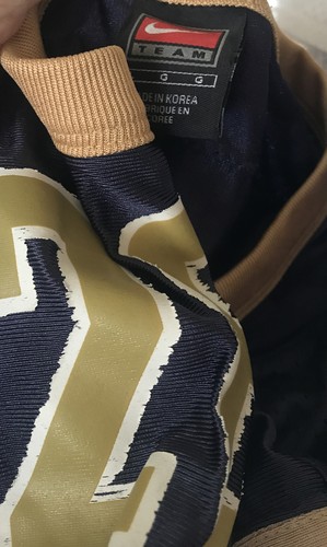MARSHALL FAULK St. Louis RAMS Football NIKE Size LARGE Jersey NFL Blue - Picture 4 of 4