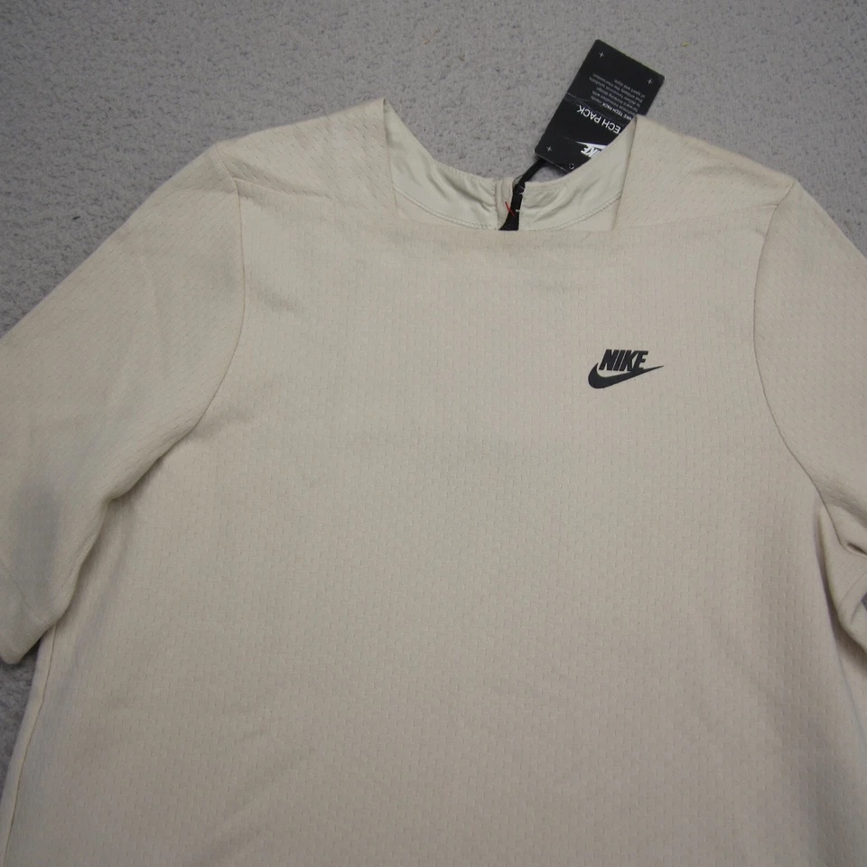 Nike Shirt Women M Brown Tech Fleece Performance Training Gym NWT - Image 4 of 4