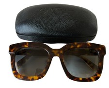 Diff Eyewear Carson POLARIZED HM-RG39P Oversized Black Tint Sunglasses w/ Case